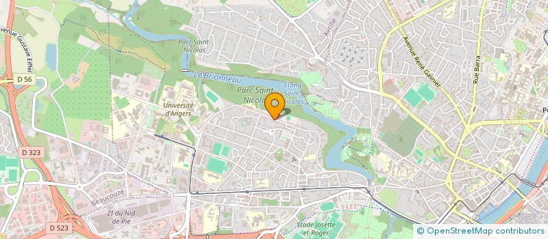 localisation de l'entreprise SCI MAMBA à ANGERS