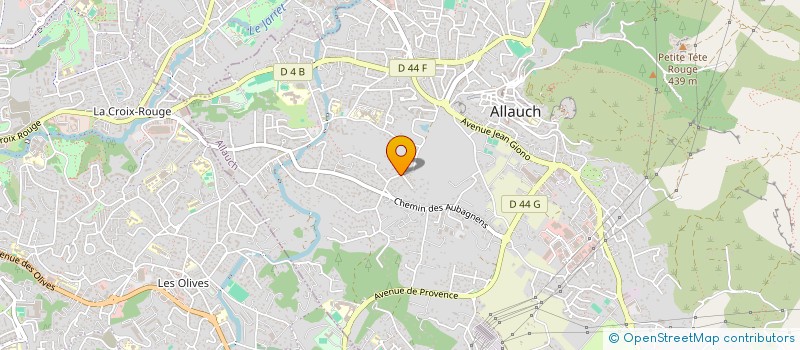 localisation de l'entreprise SCI MAME  ALLAUCH