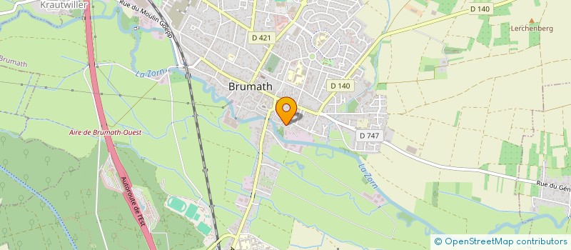 localisation de l'entreprise SCI MAMEMA  BRUMATH