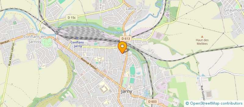 localisation de l'entreprise SCI MAMERT  JARNY