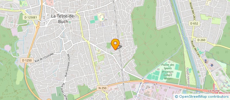 localisation de l'entreprise SCI MAMETYB  LA TESTE-DE-BUCH