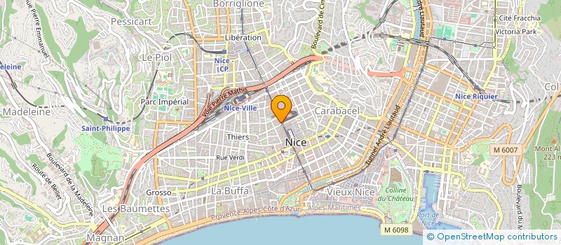 localisation de l'entreprise SCI MAMI à NICE