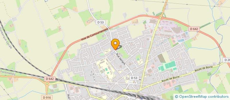 localisation de l'entreprise SCI MAMI  HAZEBROUCK