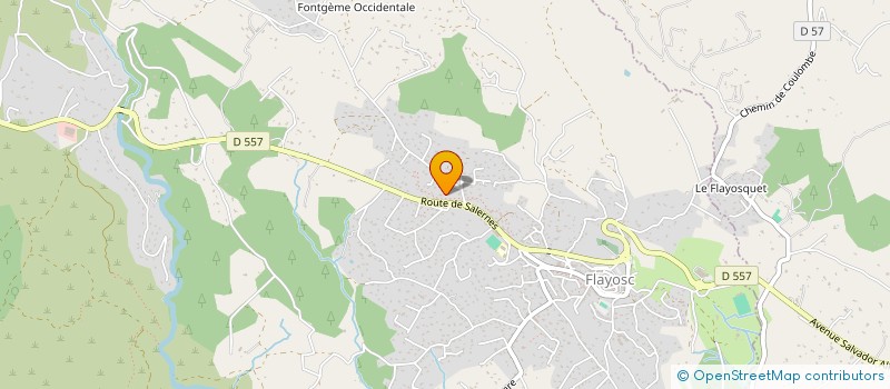 localisation de l'entreprise SCI MAMI CHANCLO  FLAYOSC