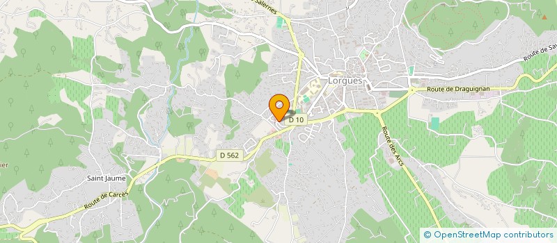 localisation de l'entreprise SCI MAMIBLEU  LORGUES