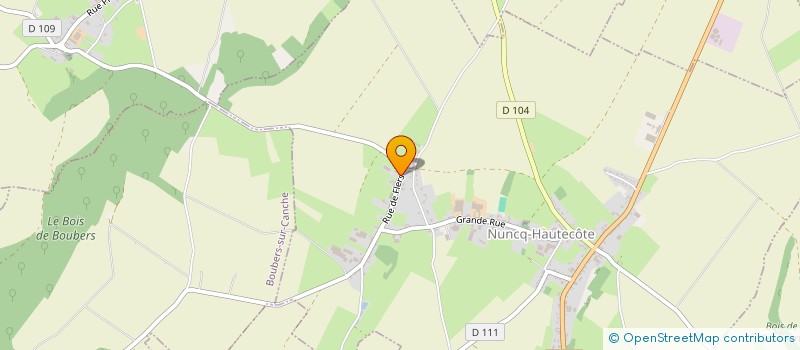 localisation de l'entreprise SCI MAMICHAPOU  NUNCQ-HAUTECOTE