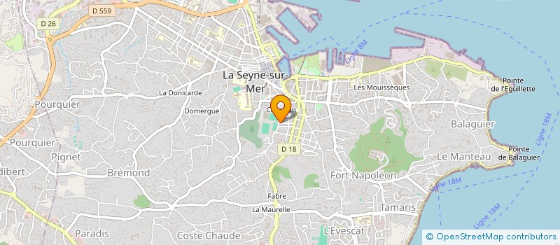 localisation de l'entreprise SCI MAMIE ANNIE à LA SEYNE-SUR-MER