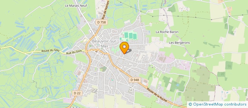 localisation de l'entreprise SCI MAMIEYA  BEAUVOIR-SUR-MER