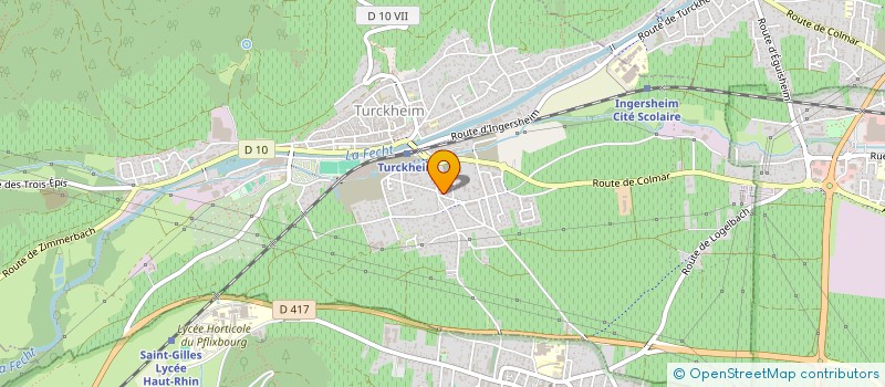 localisation de l'entreprise SCI MAMIKO  TURCKHEIM