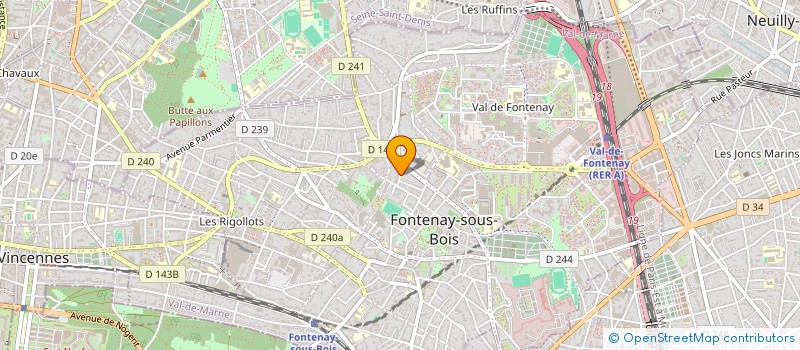localisation de l'entreprise SCI MAMILO.IMMO à FONTENAY-SOUS-BOIS