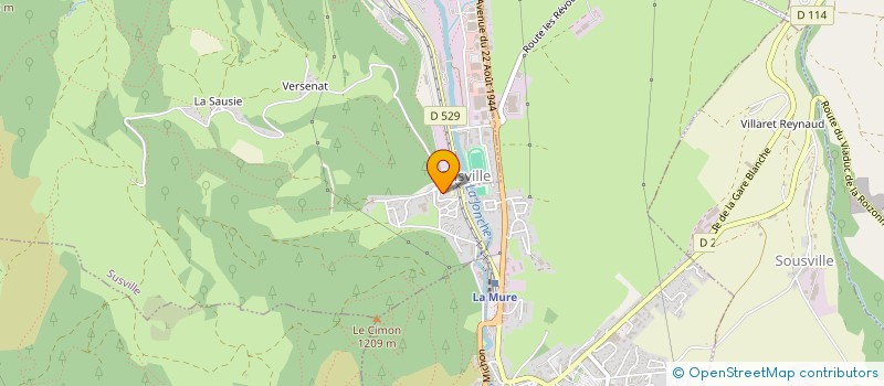 localisation de l'entreprise SCI MAMIMO  SUSVILLE