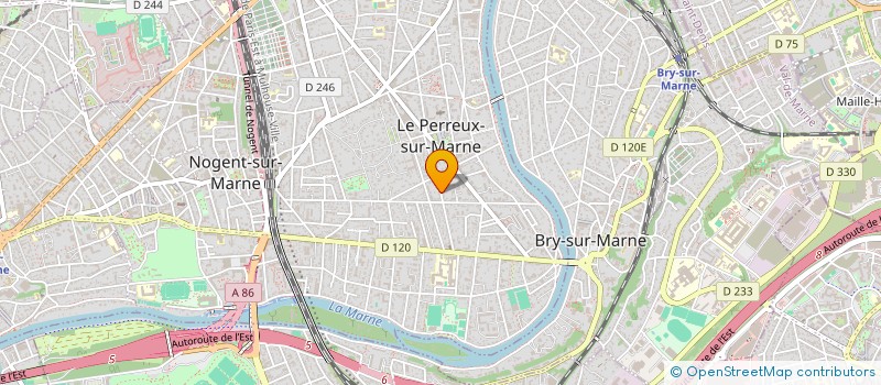 localisation de l'entreprise SCI MAMIMOUNE  LE PERREUX SUR MARNE