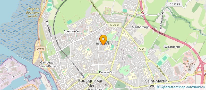 localisation de l'entreprise SCI MAMINA à BOULOGNE-SUR-MER
