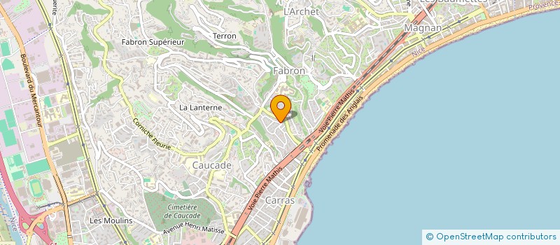 localisation de l'entreprise SCI MAMINA  NICE