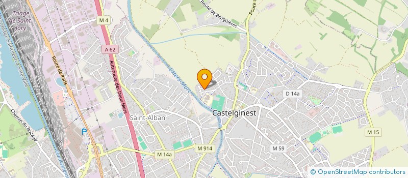 localisation de l'entreprise SCI MAMINE  CASTELGINEST