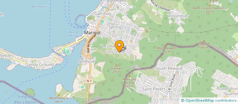 localisation de l'entreprise SCI MAMINOU à SAINT-MARTIN