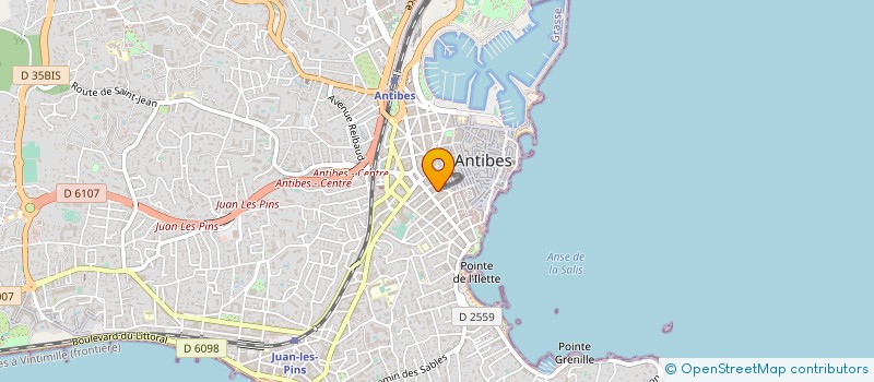 localisation de l'entreprise SCI MAMINOVA à ANTIBES