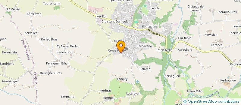 localisation de l'entreprise SCI MAMISS  PLOUGUIN