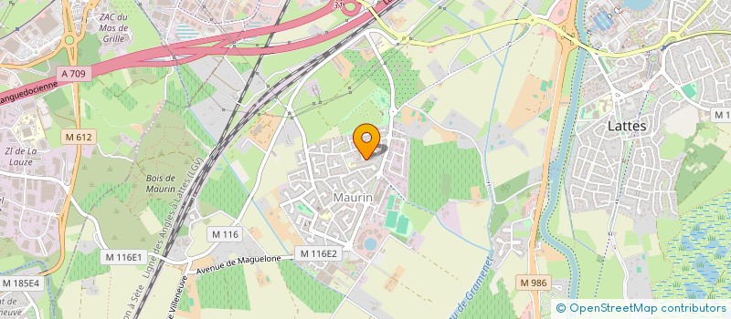 localisation de l'entreprise SCI MAMITA à LATTES