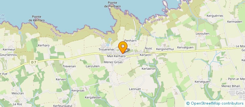 localisation de l'entreprise SCI MAMLENYA  CLEDEN-CAP-SIZUN