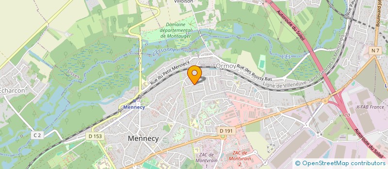 localisation de l'entreprise SCI MAMMERI à MENNECY