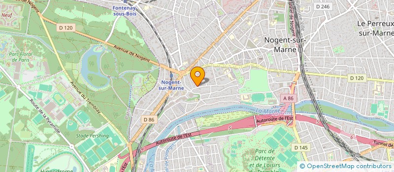 localisation de l'entreprise SCI MAMONA à NOGENT-SUR-MARNE