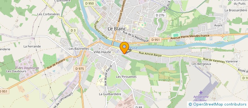 localisation de l'entreprise SCI MAMOUNE à LE BLANC