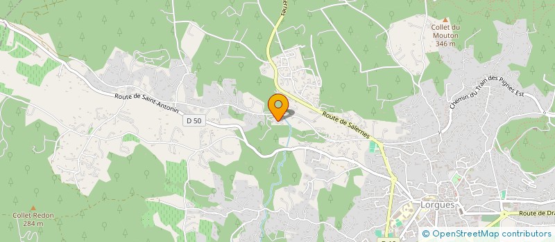 localisation de l'entreprise SCI MAMOUTH  LORGUES