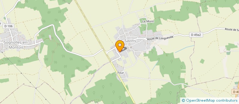 localisation de l'entreprise SCI MAMU FRANCE LISE  SAVINS