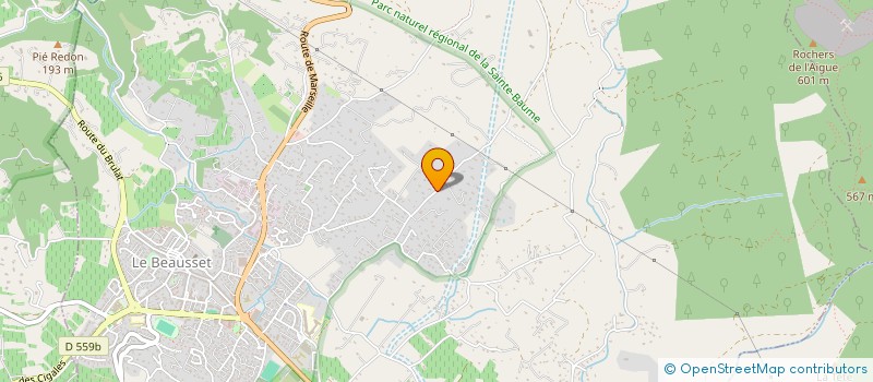 localisation de l'entreprise SCI MAMUSZ  LE BEAUSSET