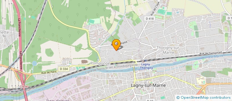 localisation de l'entreprise SCI MAMY  POMPONNE