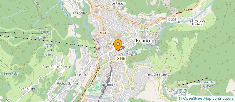 localisation de l'entreprise SCI MAN 17 à BRIANCON