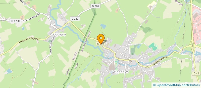 localisation de l'entreprise SCI MAN  WIGNEHIES