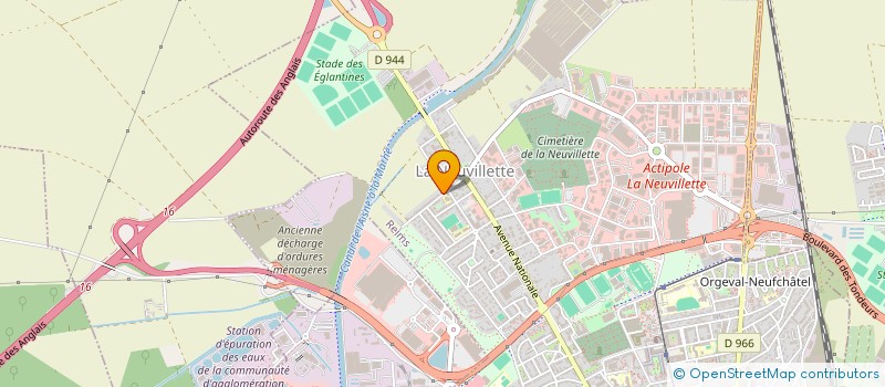 localisation de l'entreprise SCI MAN  REIMS