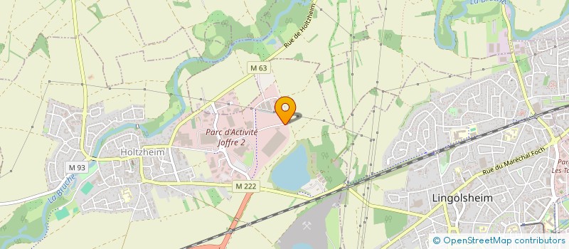 localisation de l'entreprise SCI MAN  HOLTZHEIM