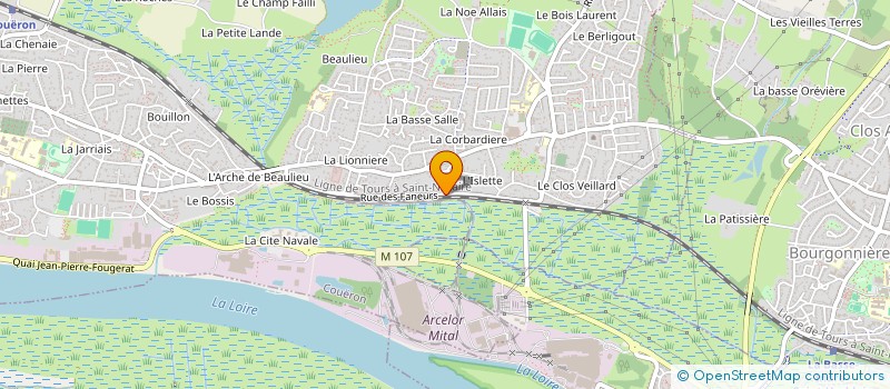 localisation de l'entreprise SCI MAN à COUERON