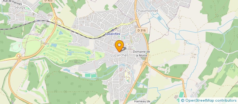 localisation de l'entreprise SCI MAN à LUZARCHES
