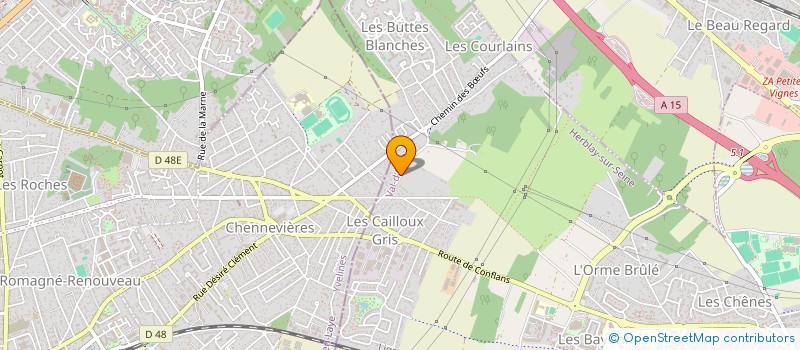 localisation de l'entreprise SCI MAN  HERBLAY-SUR-SEINE