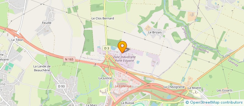 localisation de l'entreprise SCI MANA  SAVENAY