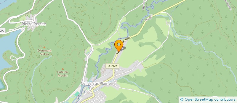 localisation de l'entreprise SCI MANA  CELLES-SUR-PLAINE