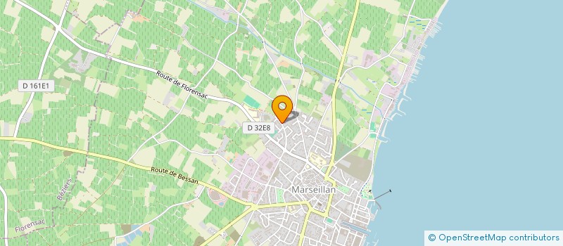 localisation de l'entreprise SCI MANA  MARSEILLAN