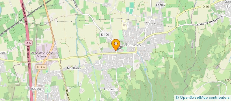 localisation de l'entreprise SCI MANA  CHASSELAY