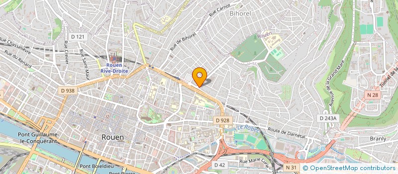 localisation de l'entreprise SCI MANA à ROUEN