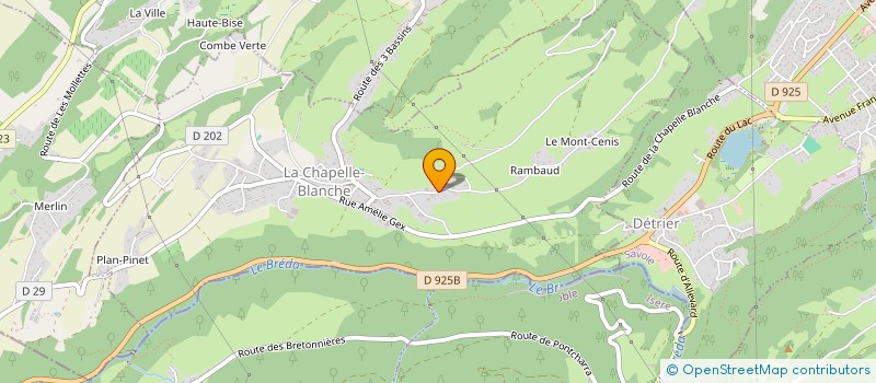 localisation de l'entreprise SCI MANA INVEST  LA CHAPELLE-BLANCHE