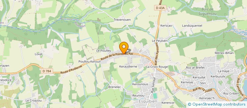 localisation de l'entreprise SCI MANA LYSAE  AUDIERNE