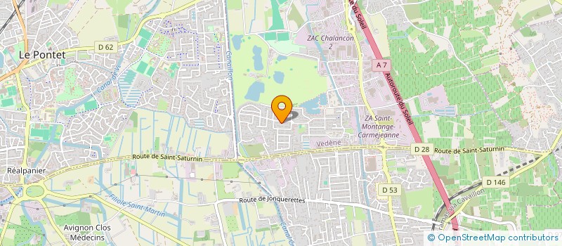 localisation de l'entreprise SCI MANACHA  VEDENE