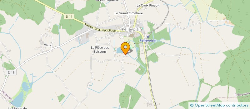 localisation de l'entreprise SCI MANADE à PELLEVOISIN