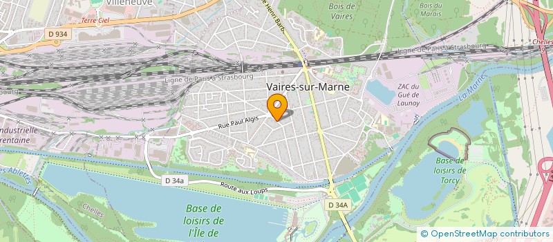 localisation de l'entreprise SCI MANADE  VAIRES-SUR-MARNE