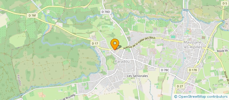 localisation de l'entreprise SCI MANADEO  PARADOU