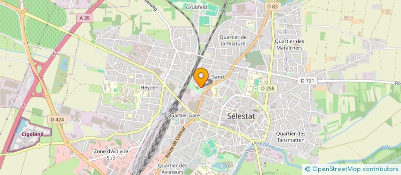 localisation de l'entreprise SCI MANAE  SELESTAT